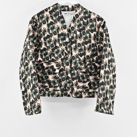 RACHEL COMEY x Target Jacket Womens Size S Quilted Button‎ Front Multi Print - Picture 1 of 12
